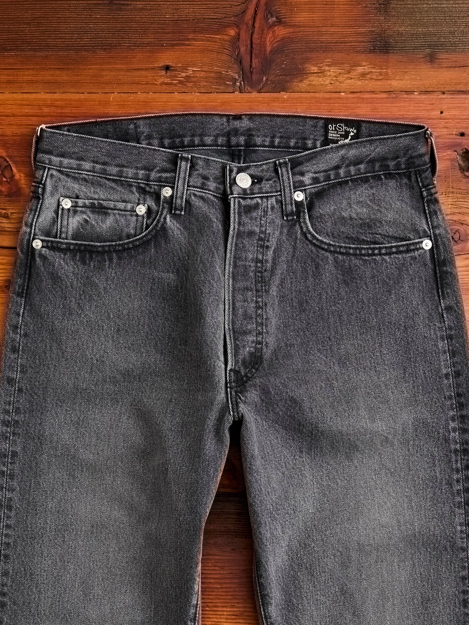 105 13.5oz Black Stone Denim - Standard Fit