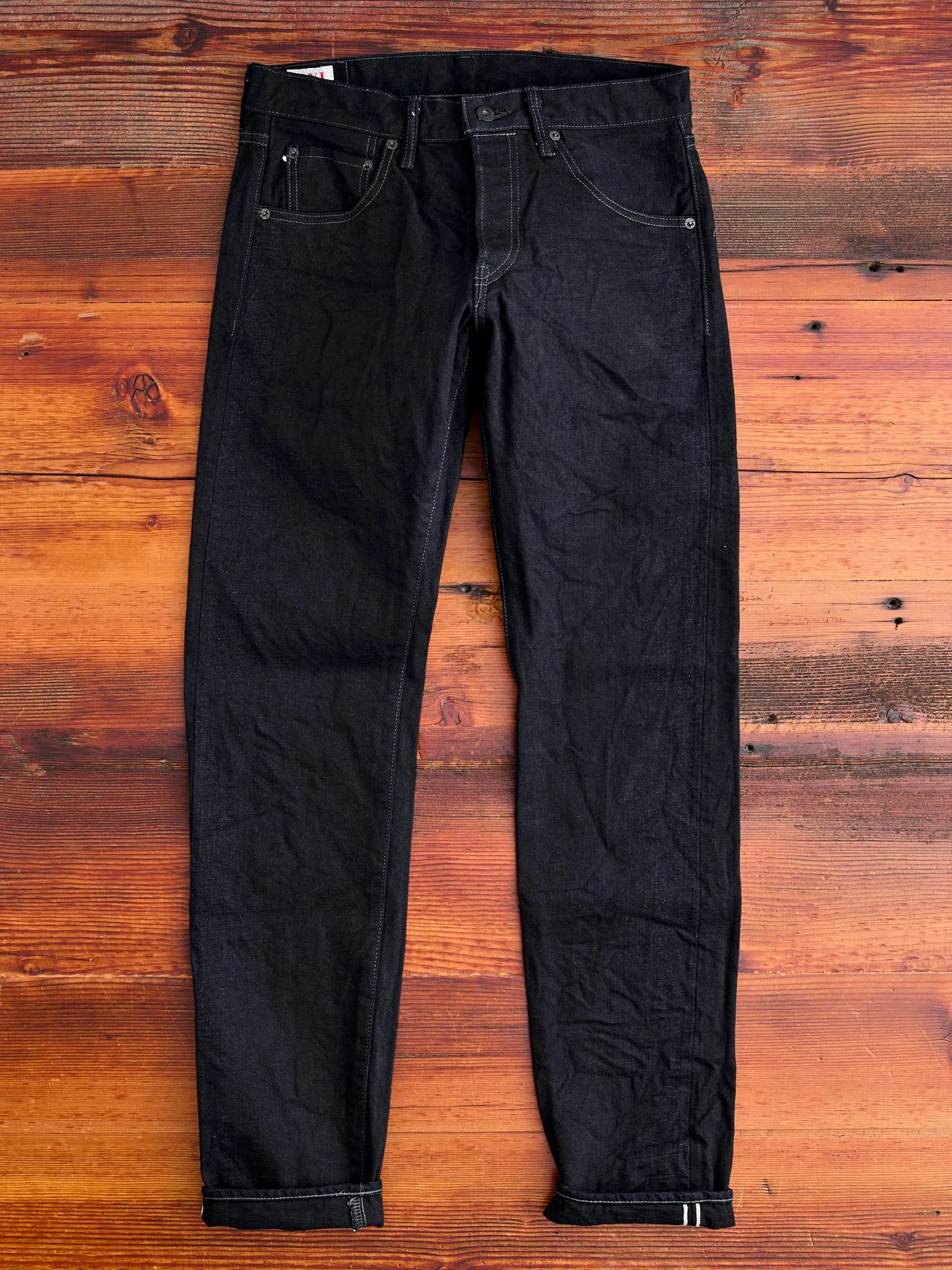 622-14BLK "Indigo Black" 14oz Selvedge Denim - Relaxed Tapered Fit