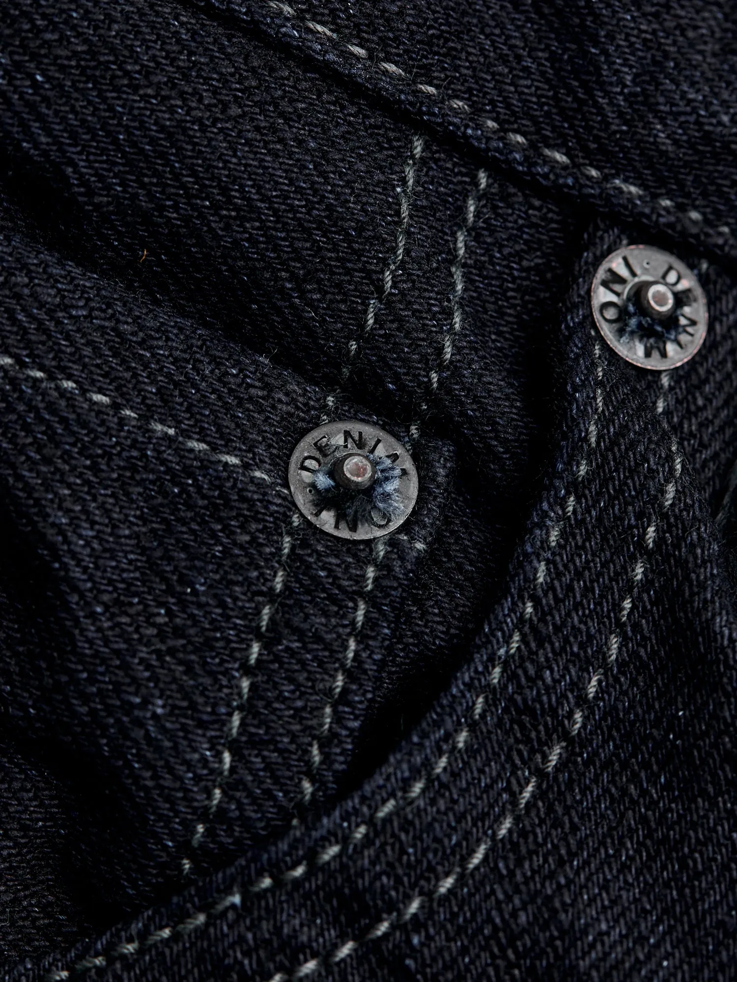 622-14BLK "Indigo Black" 14oz Selvedge Denim - Relaxed Tapered Fit