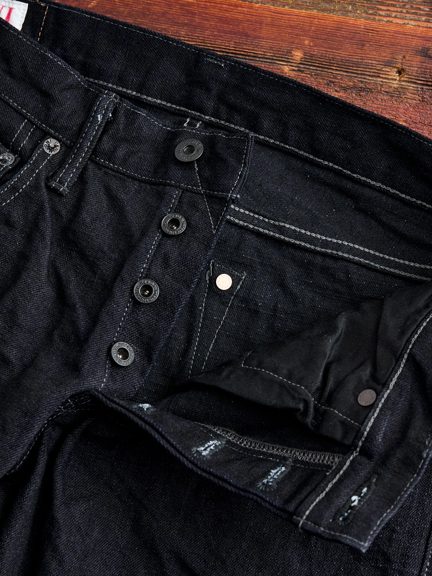 622-14BLK "Indigo Black" 14oz Selvedge Denim - Relaxed Tapered Fit