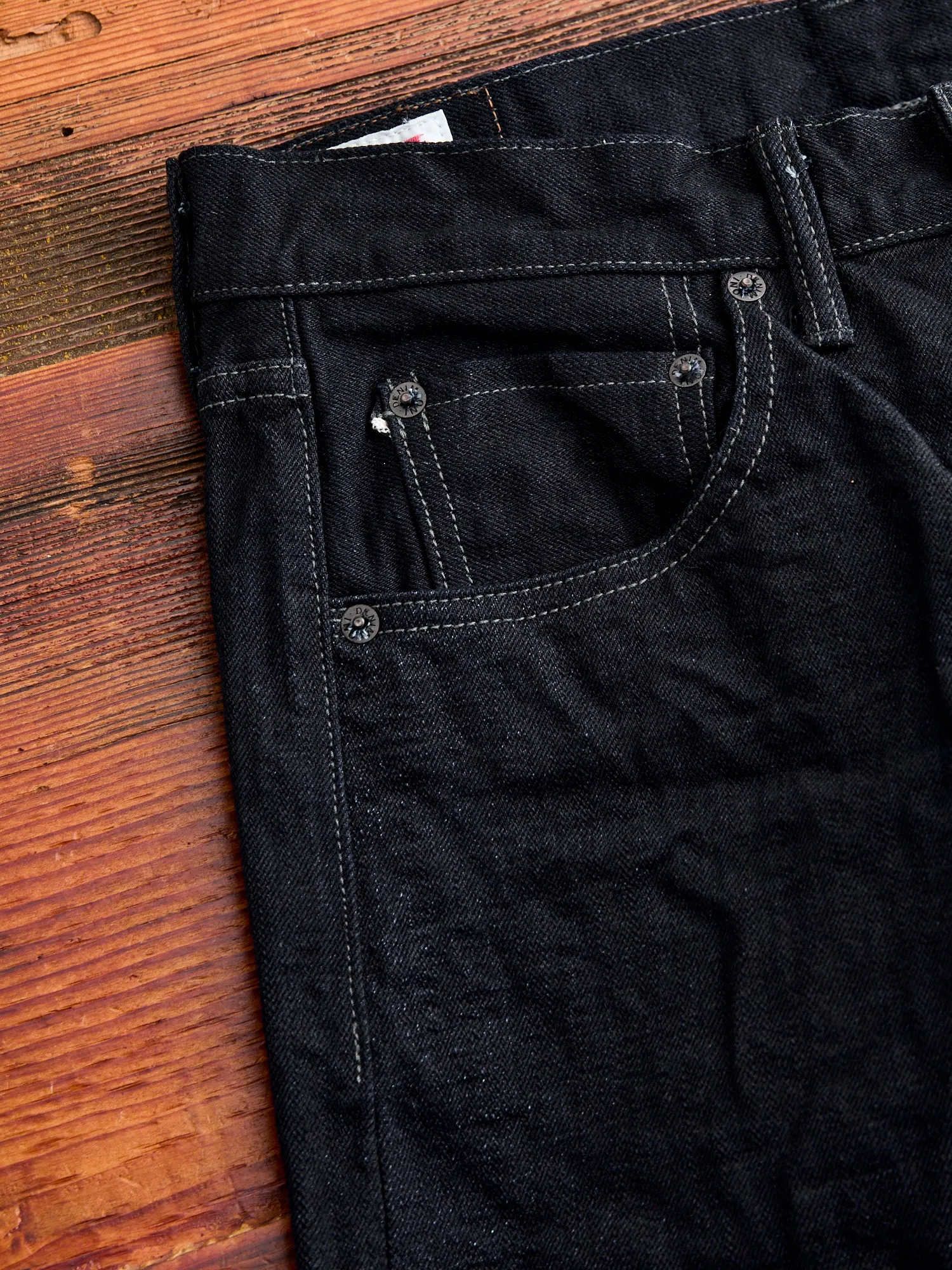 622-14BLK "Indigo Black" 14oz Selvedge Denim - Relaxed Tapered Fit