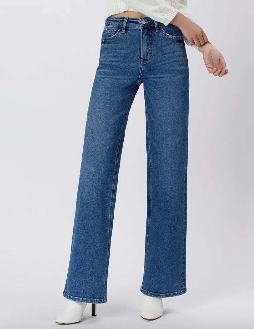 Aspen - Hi-Rise Wide Leg Denim