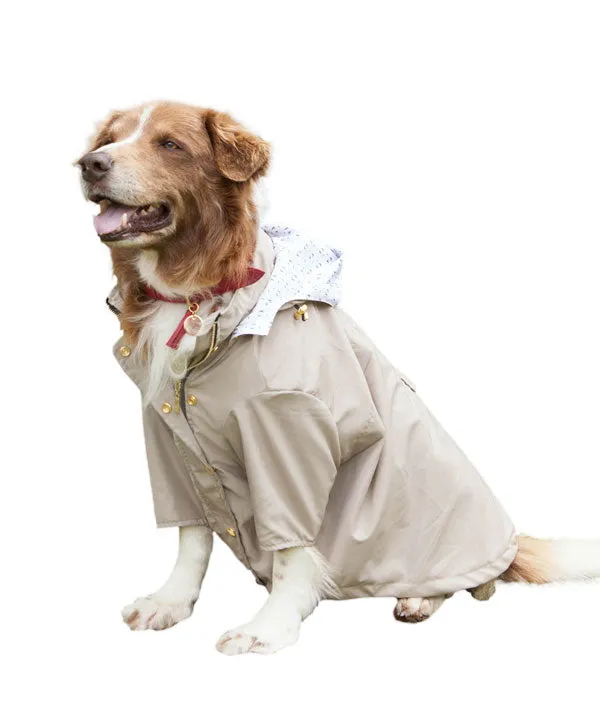 Beige raincoat