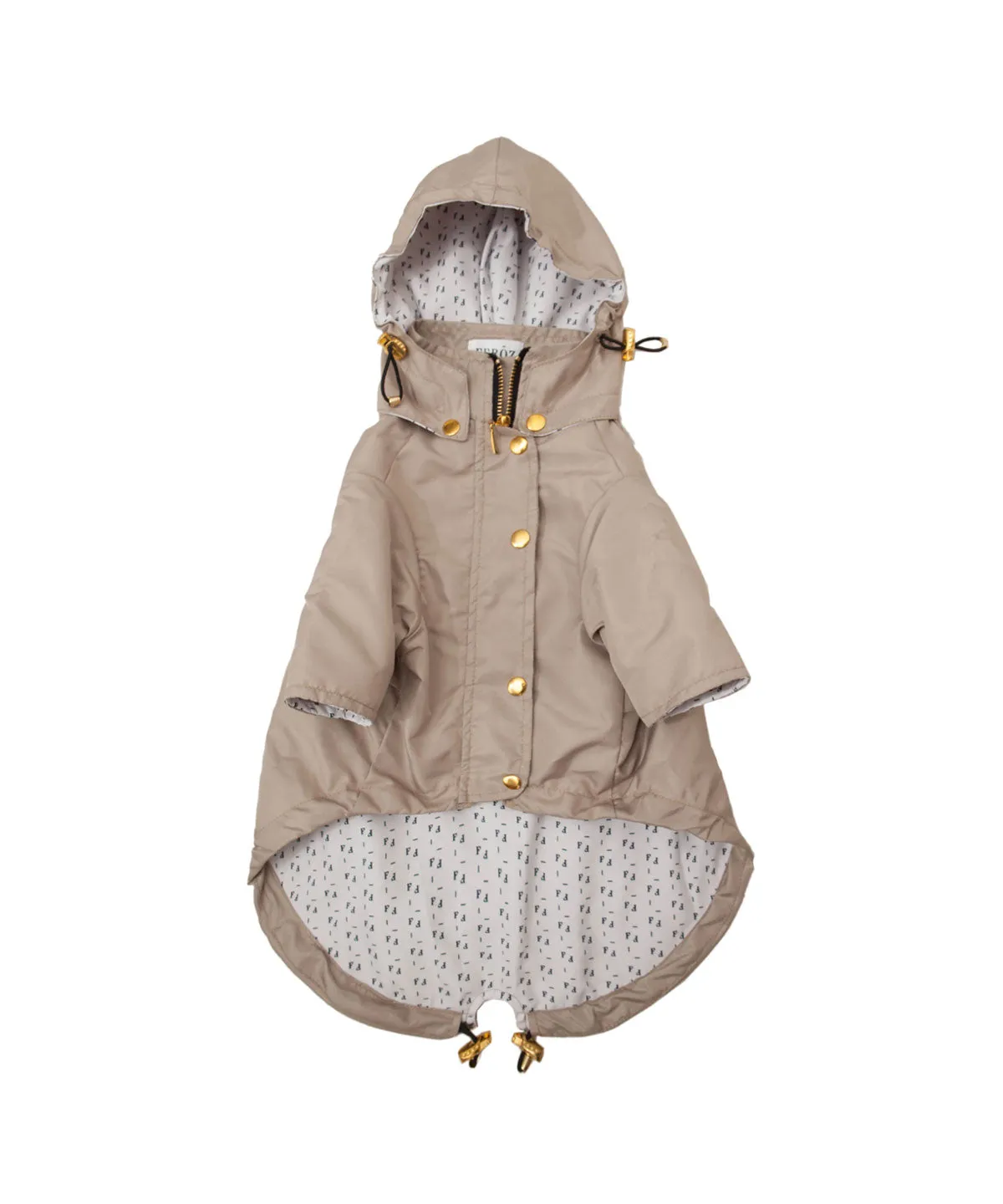 Beige raincoat