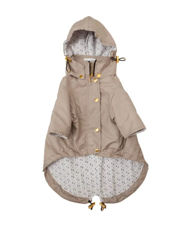 Beige raincoat