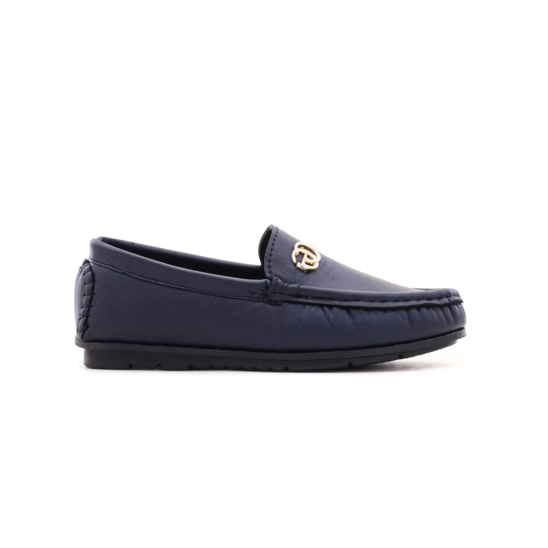 Boys Blue Formal Moccasin KD0293