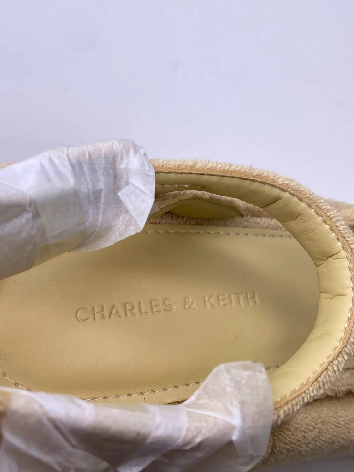 Charles & Keith Beige Platform High Heels EU 41 UK 8