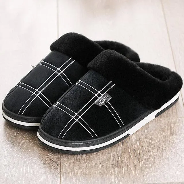 Cozy Chic Plaid Slippers: Stylish Winter Footwear for Maximum Comfort