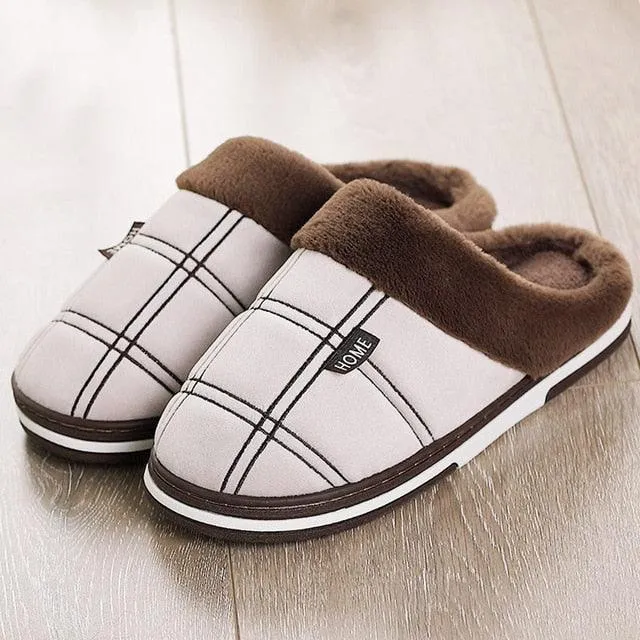 Cozy Chic Plaid Slippers: Stylish Winter Footwear for Maximum Comfort