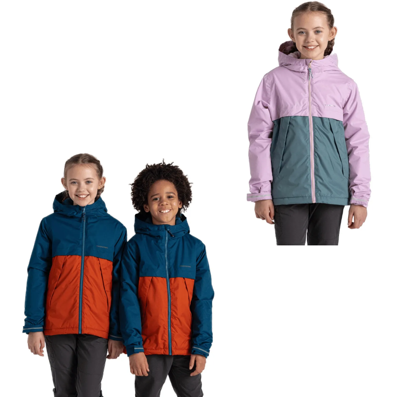 Craghoppers Kids Risco Waterproof Hooded Jacket