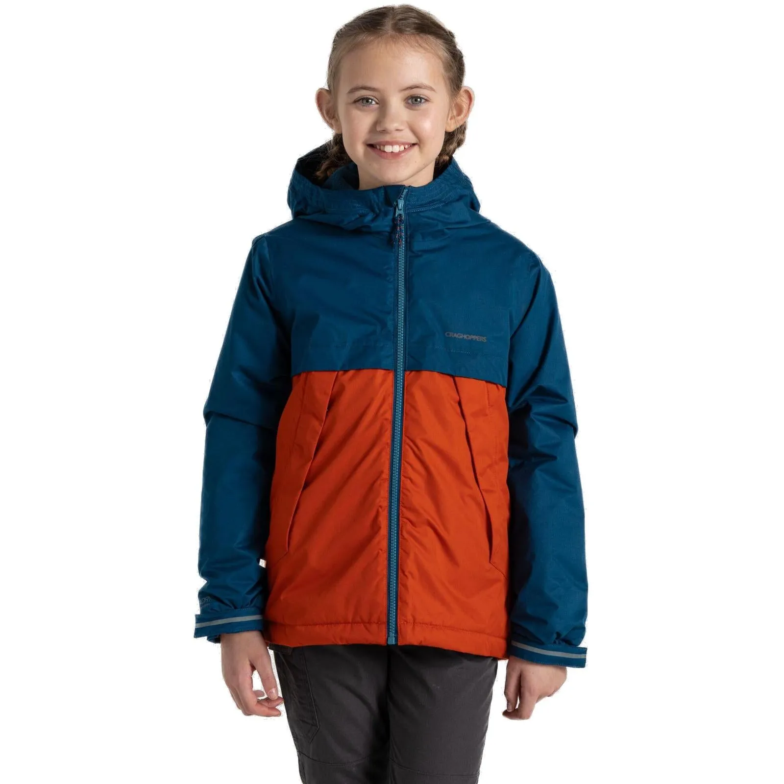 Craghoppers Kids Risco Waterproof Hooded Jacket