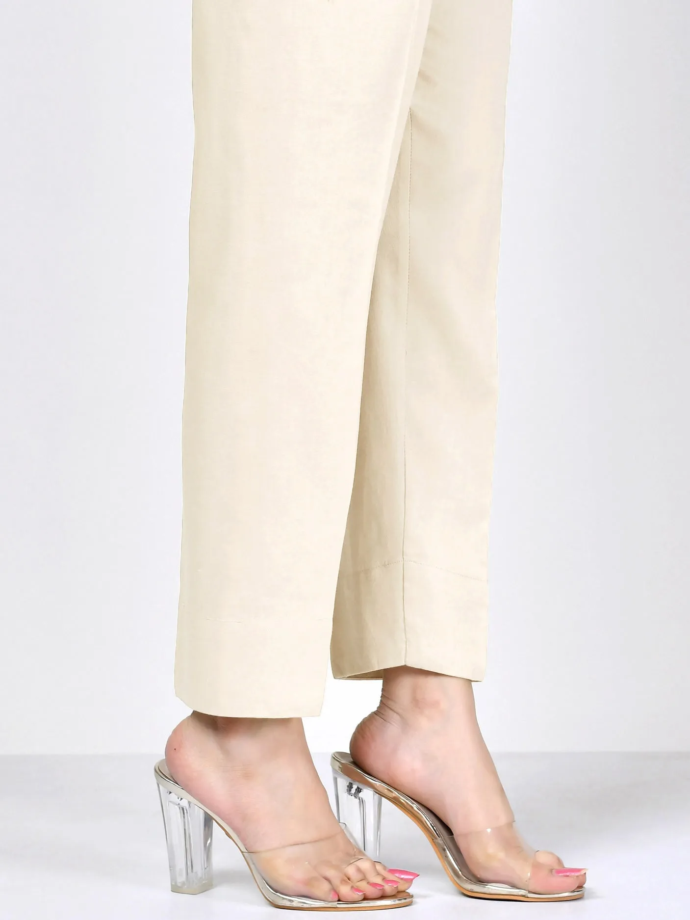 Crepe Trouser -  Beige