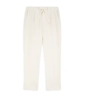 East Harbour Surplus Oxnard Washed Corduroy Easy Trousers: Off White