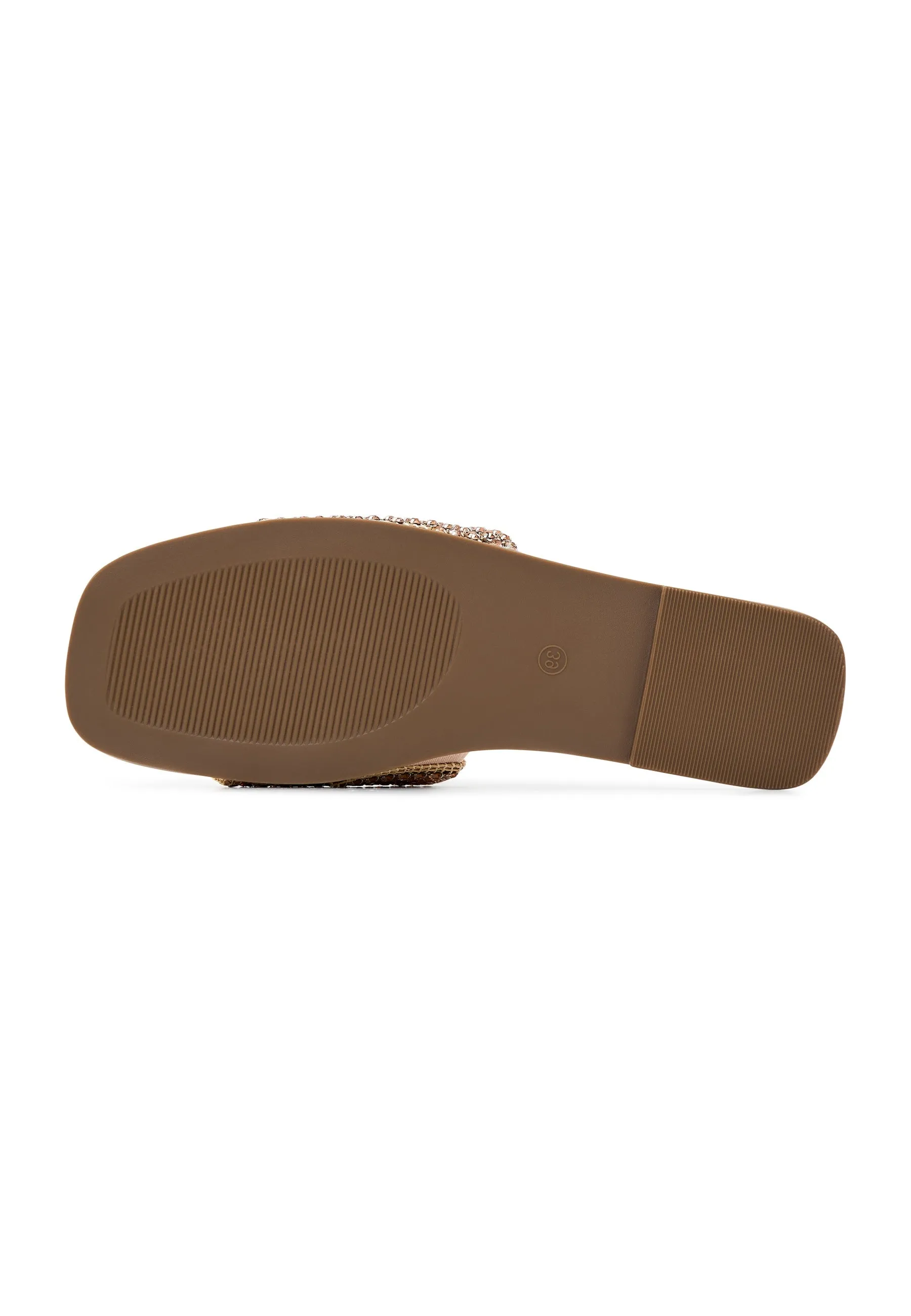 Flat Sole Slippers Izzy - Gold