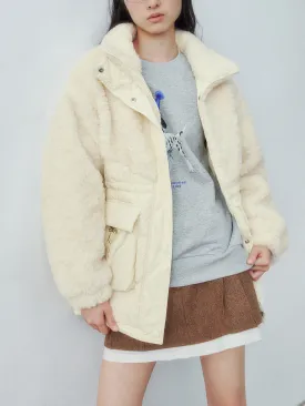 Fur Padded Down Loose Coats