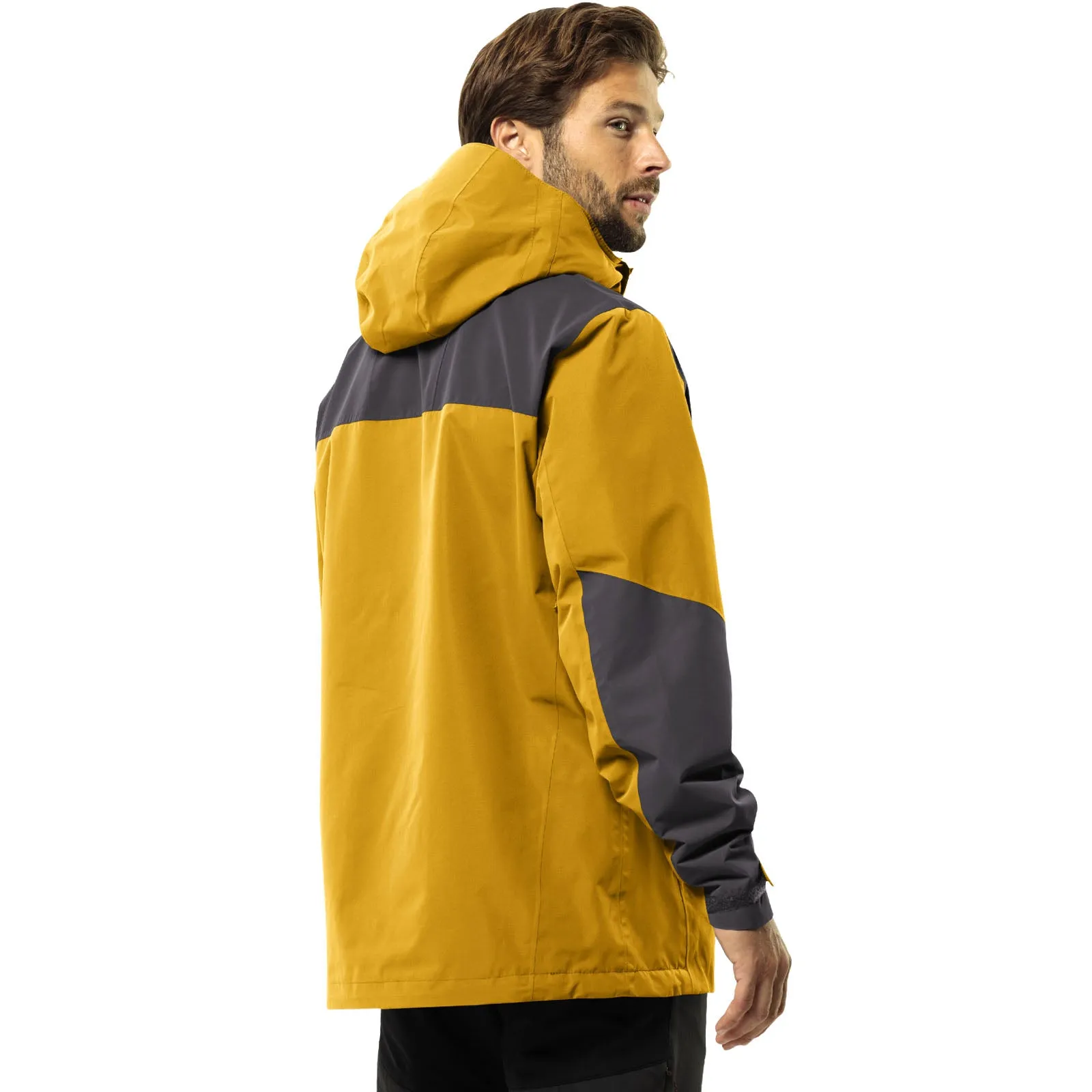 Jack Wolfskin Mens Jasper 2L Waterproof Walking Jacket - Curry