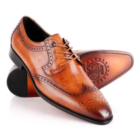 John Foster Brown Derby Lace Up Brogues