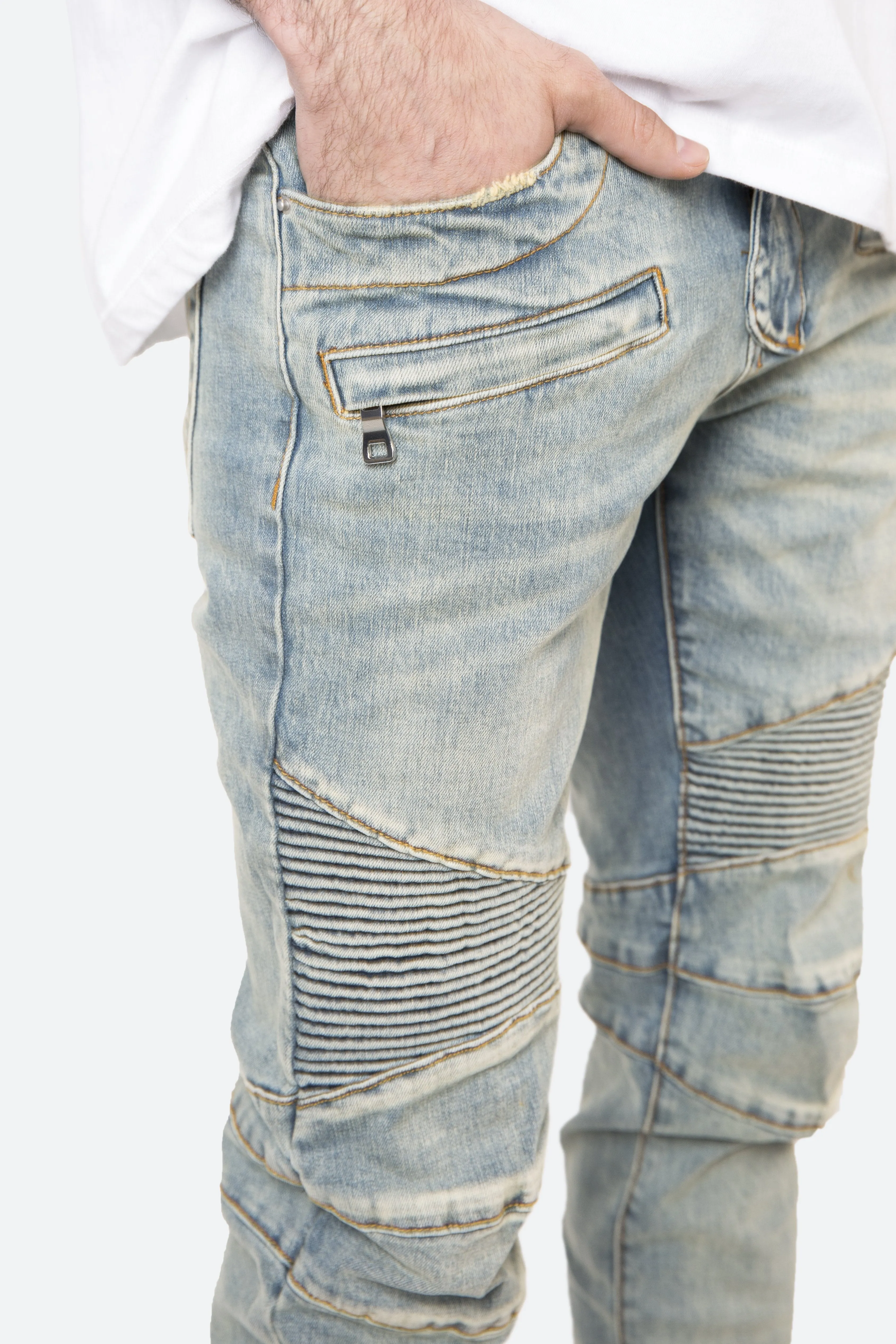 M14 Stretch Denim - Light Blue