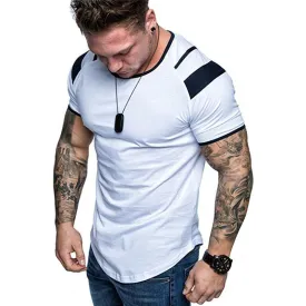 Men's Fashion Casual White T-Shirt