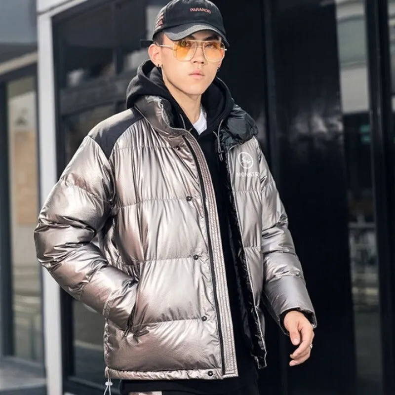 Men's Warm Windbreaker Puffer Jacket