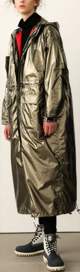 Metallic Reversible Coat