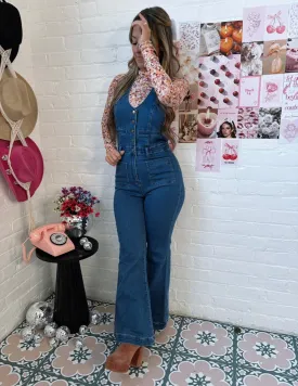 On The Farm Denim Jumpsuit