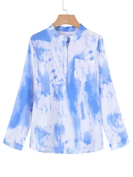 Printed Long Sleeve Blouses