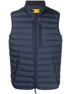 quilted down-padded gilet