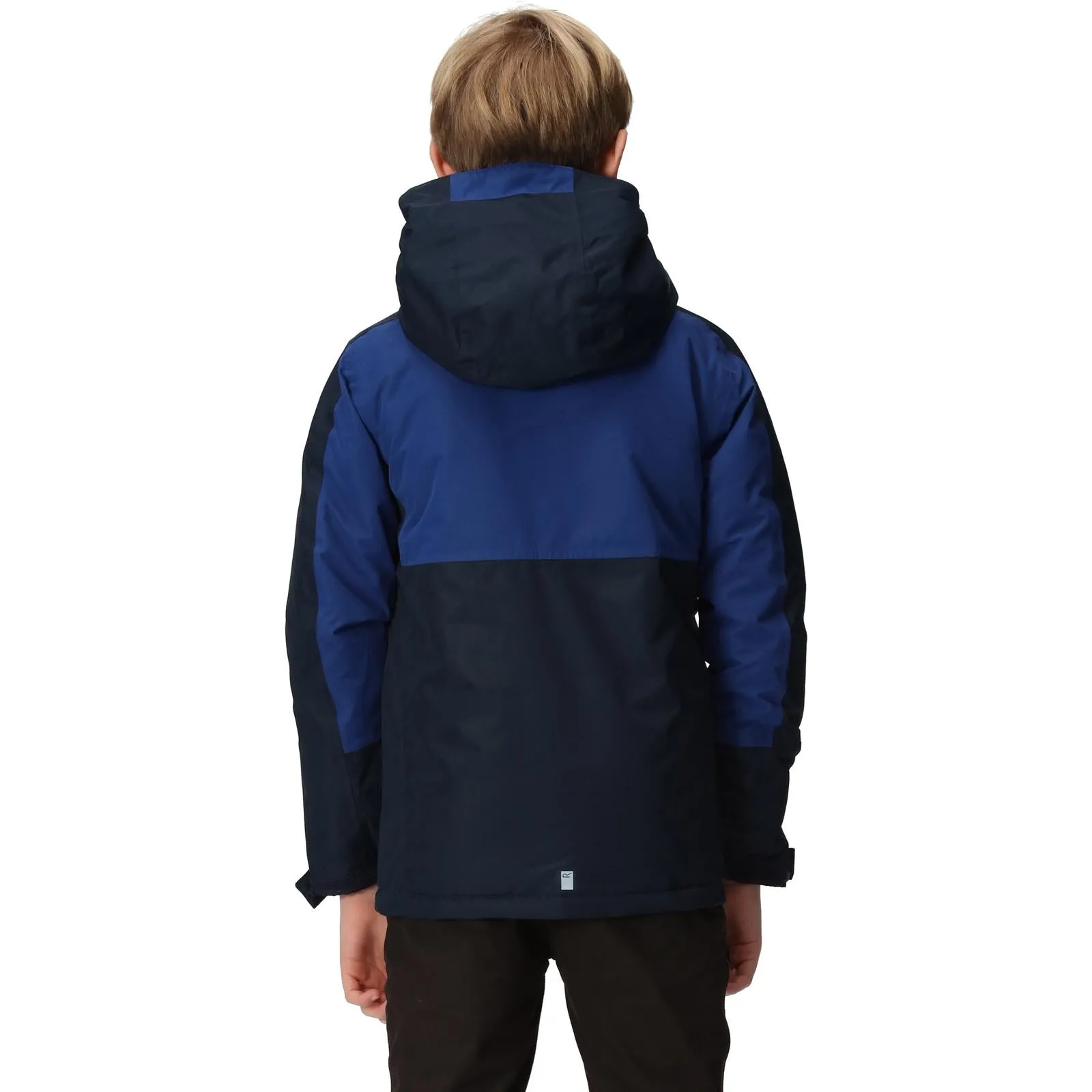 Regatta Kids Beamz III Waterproof Hooded Jacket - Black Seal