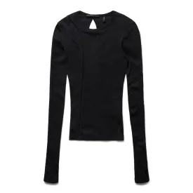 SLASH LONG-SLEEVE TOP