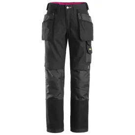 Snickers 3714 Womens Holster Pocket Trousers, Canvas 