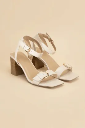 Treaty-S Buckle Sandal Heels