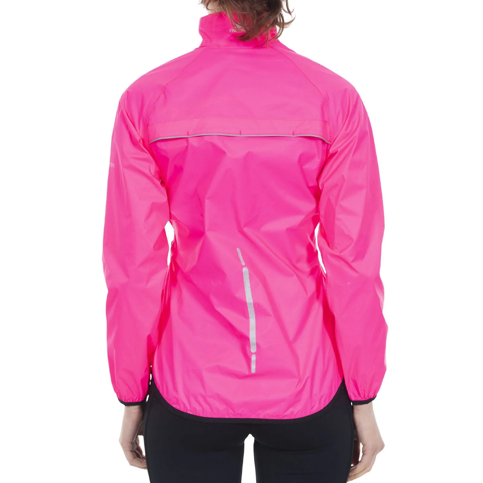 Trespass Womens Beaming Waterproof Packaway Jacket - Hi-Vis Pink