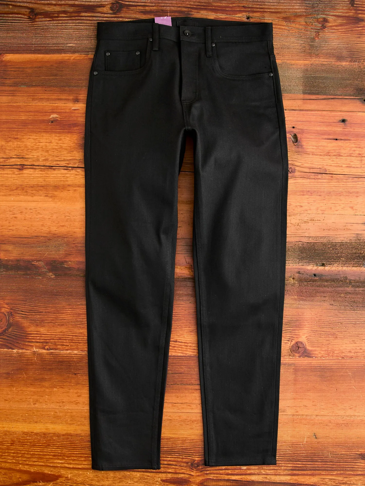 UB644 11oz Black Stretch Selvedge - Relaxed Tapered Fit