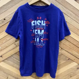 Under Armour - Kids' Fish 'Em All T-Shirt : Violet-children-MD